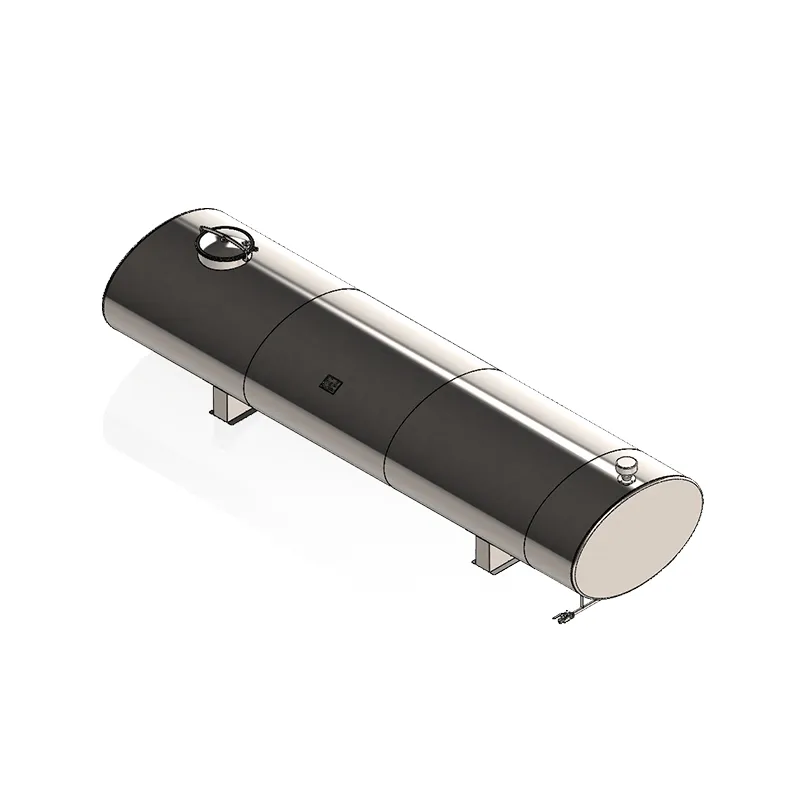 Горизонтальный сосуд из нержавеющей стали (2)