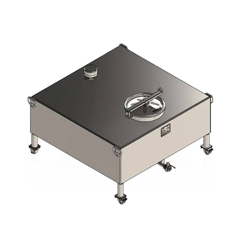 Прямоугольный сосуд из нержавеющей стали (2)