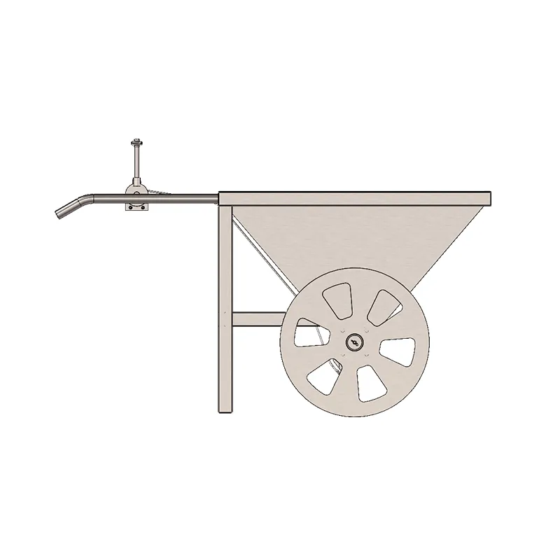 Ручная тележка для внесения закваски из нержавеющей стали (1)