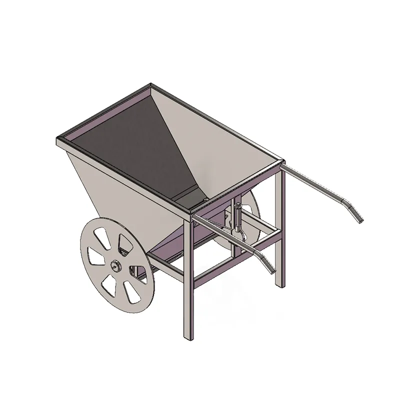 Ручная тележка для внесения закваски из нержавеющей стали (3)