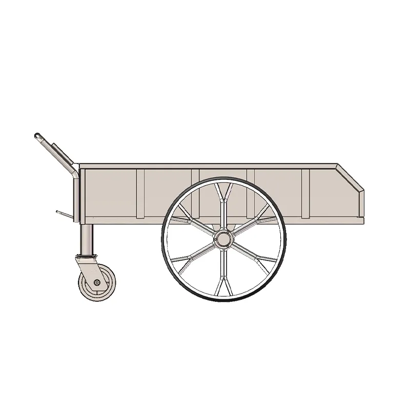 Тележка на поворотных колёсах из нержавеющей стали (1)